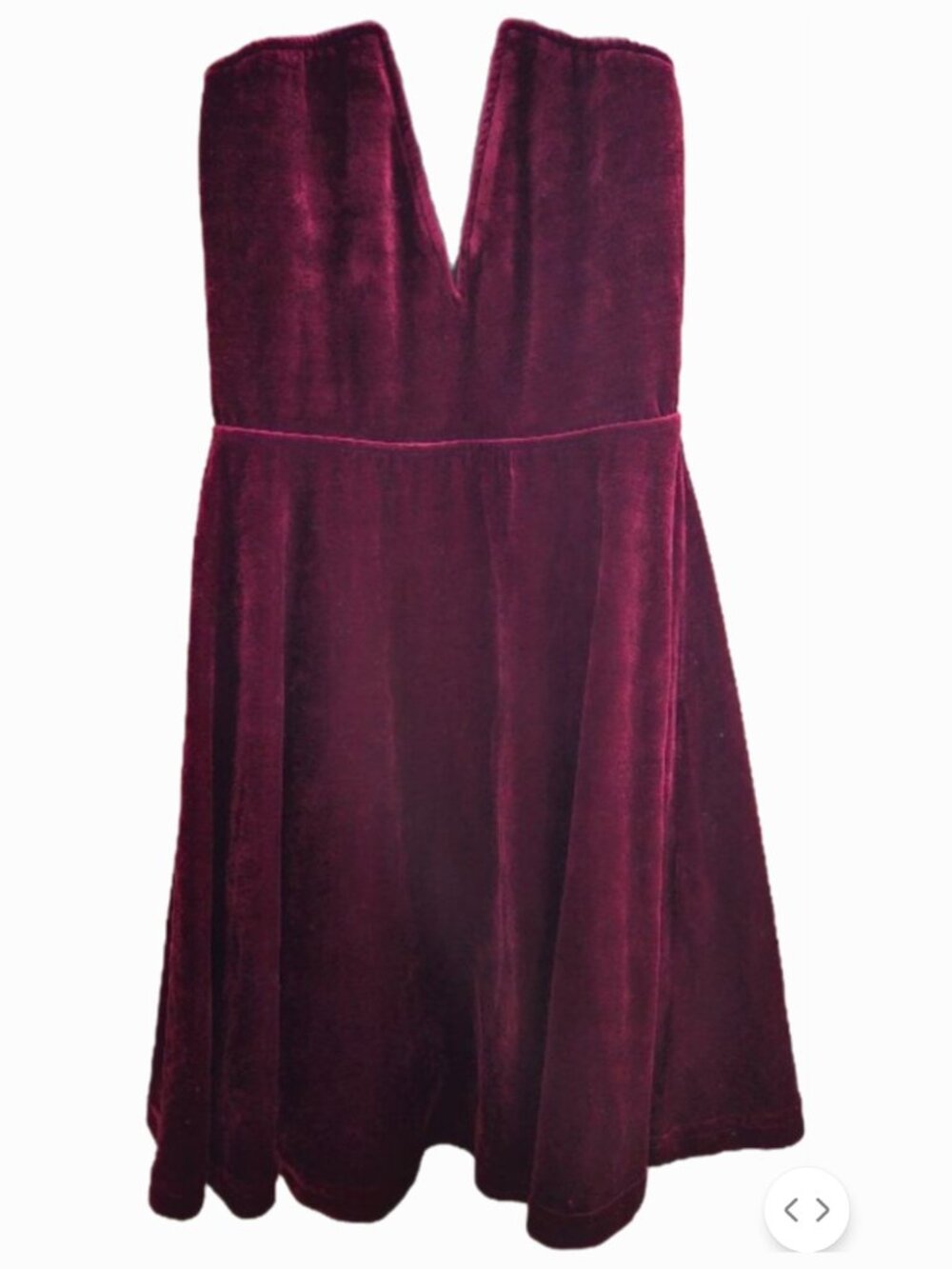 Forever 21 Velvet Sheer Dress